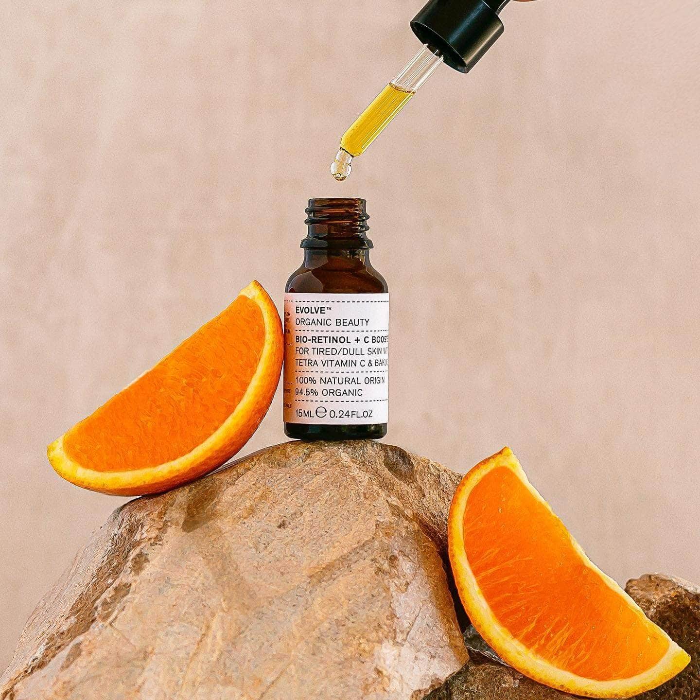 Booster bio retinol + vitamine C Evolve Organic Beauty