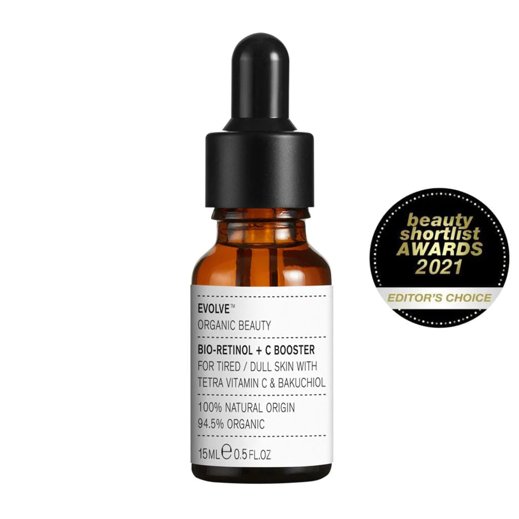 Booster bio retinol + vitamine C Evolve Organic Beauty Marine Lemaitre Skincare