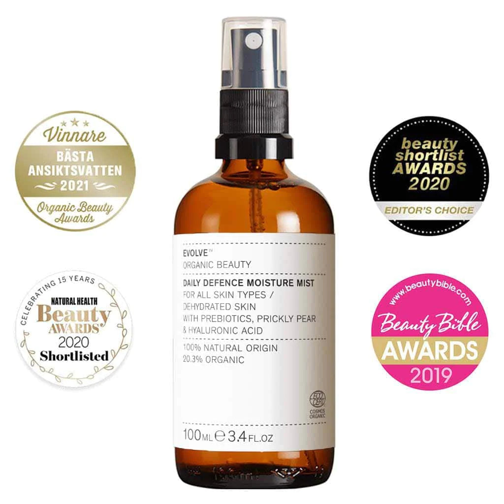 Brume hydratante défense quotidienne Evolve Organic Beauty