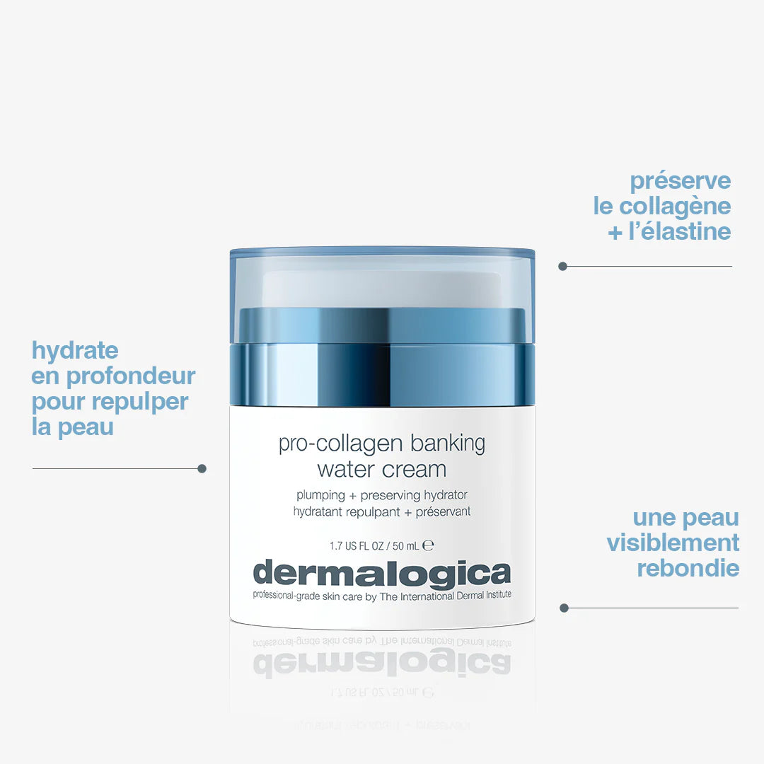 Pro-collagene Banking Water Cream - Crème hydratante repulpante Marine Lemaitre Skincare