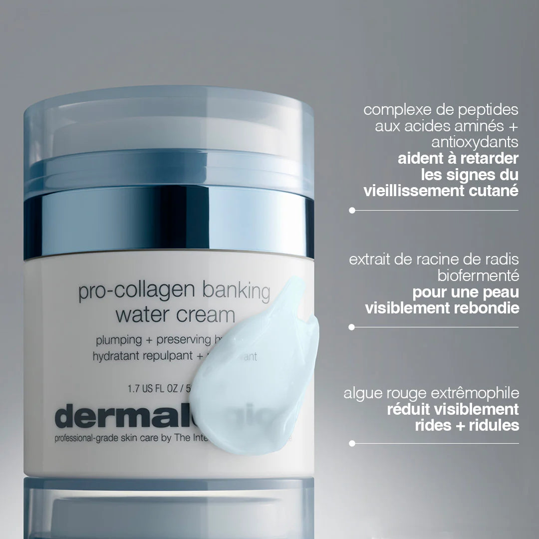 Pro-collagene Banking Water Cream - Crème hydratante repulpante Marine Lemaitre Skincare